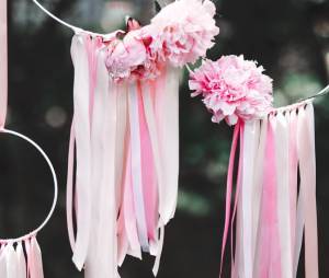 Satinband rosé  (25m)